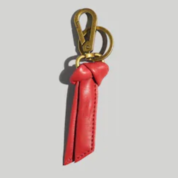 Madewell Accessories - NWT Madewell RED leather THE SYDNEY KEY FOB THE SYDNEY KEY FOB